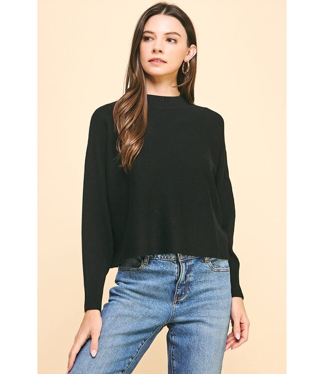 Kelly Dolman Sleeves Sweater Top