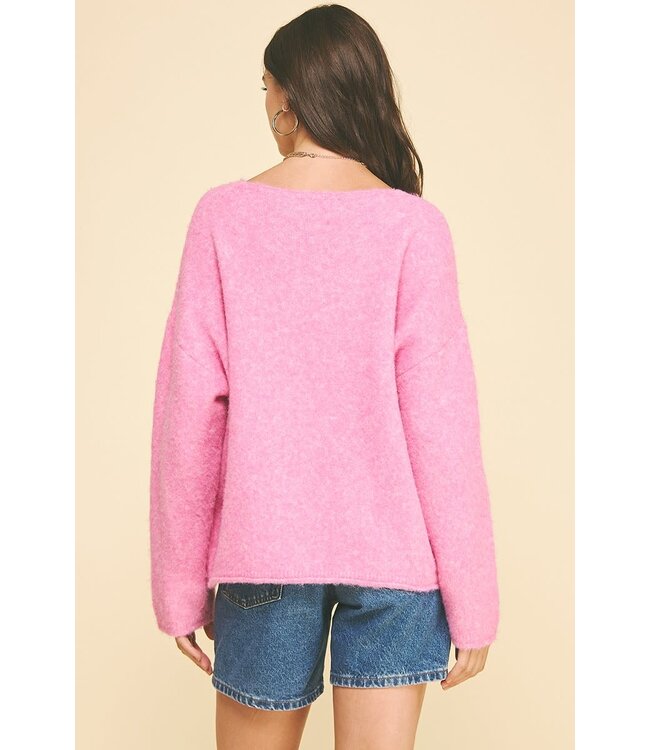 Gail Soft Yarn Knit Sweater