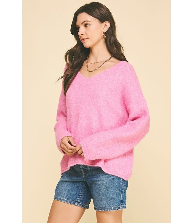Gail Soft Yarn Knit Sweater