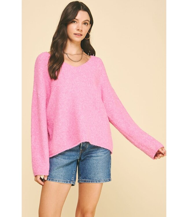 Gail Soft Yarn Knit Sweater