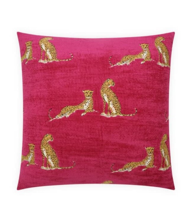 Little Iris Pillow Fuchsia