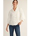 Madeline Button Down 3d Floral Top