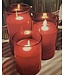 Moving Flame LED Glass Pillar - Sold Individually