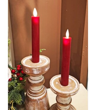 Moving Flame LED Taper Candle - Sold as Set