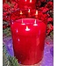 8in Glass Candle 3 Wick