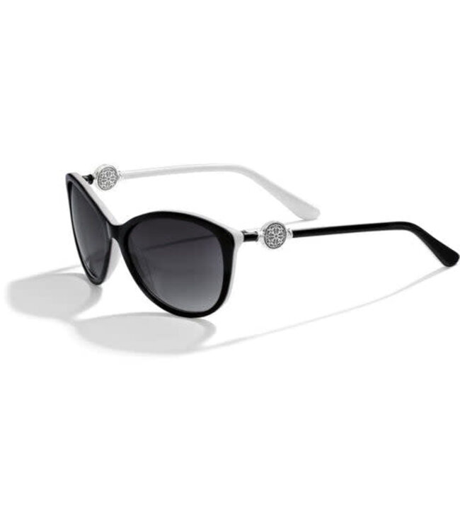 BRIGHTON Ferrara Black/White Sunglasses