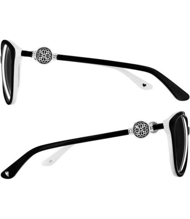 BRIGHTON Ferrara Black/White Sunglasses