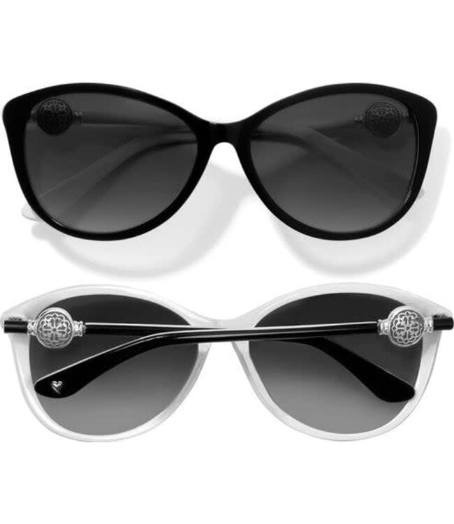 BRIGHTON Ferrara Black/White Sunglasses