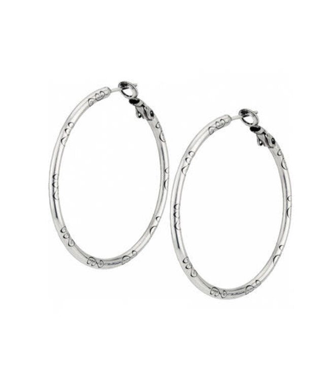 BRIGHTON Large Earring Charm Hoops