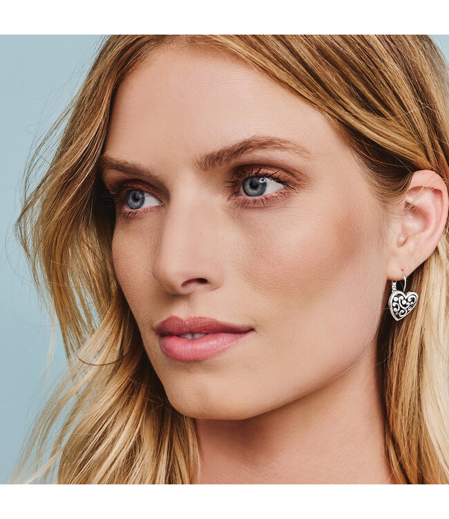 BRIGHTON Contempo Heart Leverback Earrings