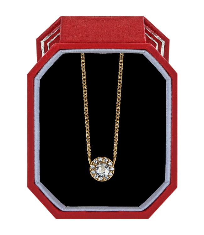 BRIGHTON Illumina Solitaire Necklace Gift Box - Gold