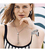 BRIGHTON Pretty Tough Bold Stud Lariate Necklace