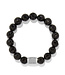 BRIGHTON Meridian Solis Black Beaded Stretch Bracelet