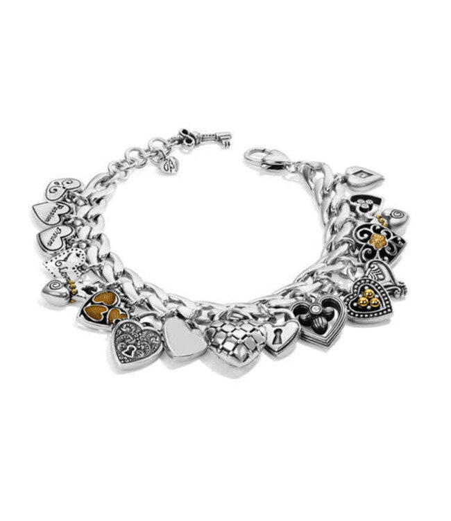 BRIGHTON One Heart Charm Bracelet
