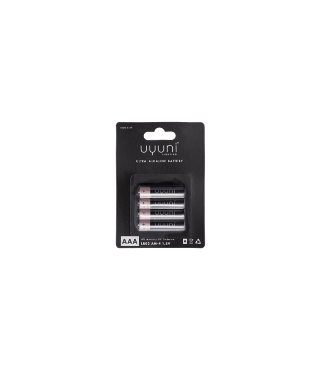 AAA Battery, 1,5V, 1000mAh
