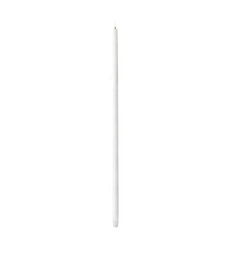 LED Tall Taper Candle, Nordic White, Smooth 29.5"