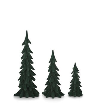 Green Velvet Christmas Trees