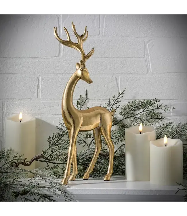 15" Resin Standing Elegant Deer