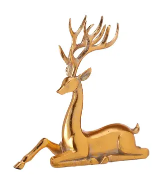 9.5" Resin Sitting Elegant Deer