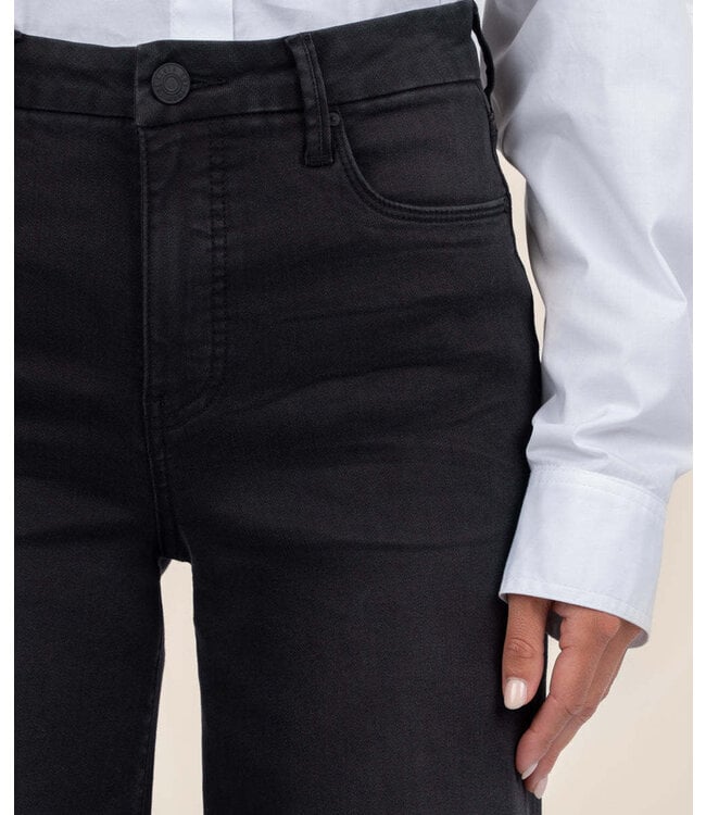 KUT FROM THE KLOTH Meg High Rise Fab Ab Wide Leg Raw Hem