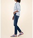 KUT FROM THE KLOTH Rachael High Rise Fab Ab Mom Raw Hem