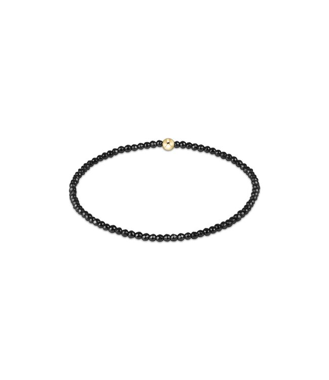 ENEWTON Faceted Hematite 2mm Bead Bracelet