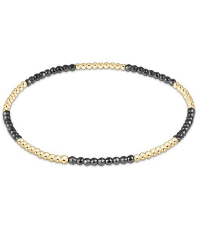 ENEWTON Blissful Pattern 2mm Bead Bracelet - Silver Facete