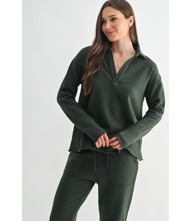 Virginia Malibu Vintage Henley Tee