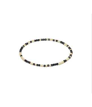 ENEWTON Hope Unwritten Faceted Hematite 2mm Bead Bracelet