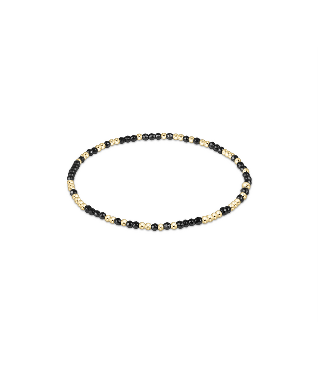 ENEWTON Hope Unwritten Faceted Hematite 2mm Bead Bracelet