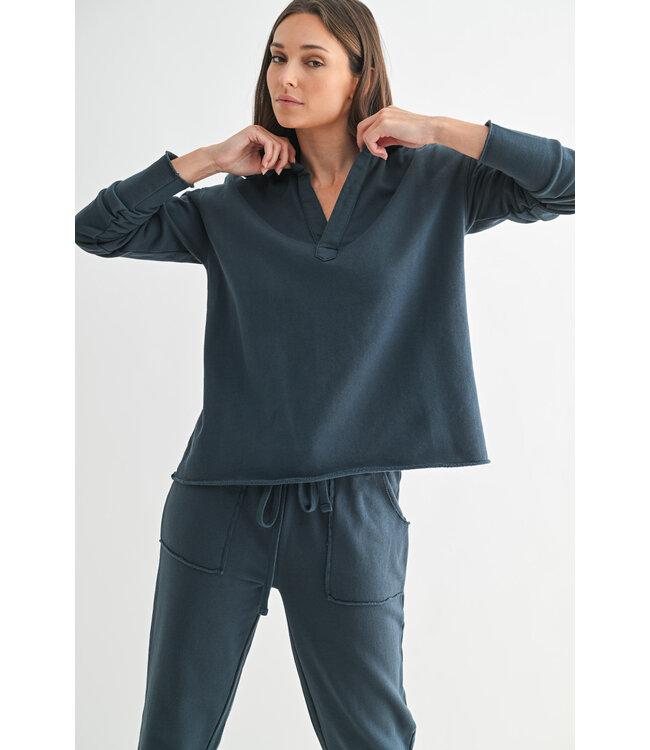 Virginia Malibu Vintage Henley Tee