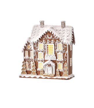 12.5" LED/Battery/Timer Sugar/Spice Colonial House