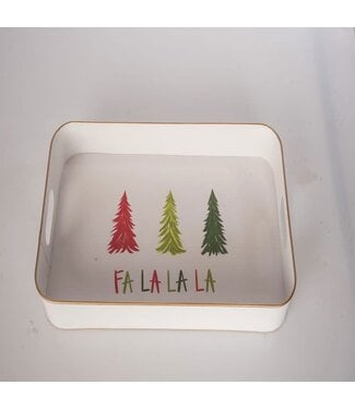 Metal Multi Trees Fa La La Tray
