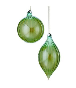 Glass Opulent Ornament - Sold Individually