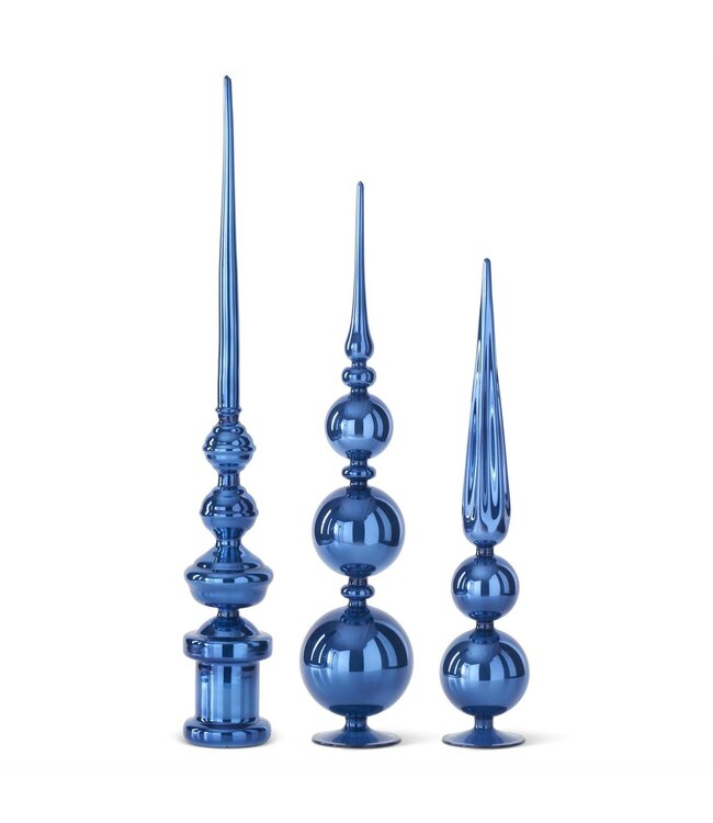 Blue Glass Finial - Sold Individually