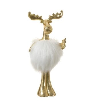 14” Moose White Gold