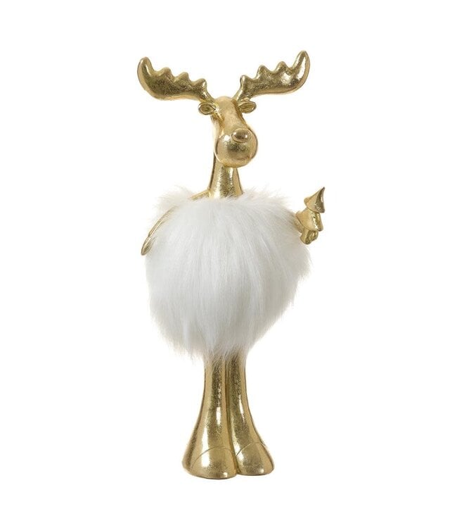 14” Moose White Gold