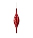 Red Glass Finial Ornaments