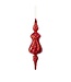 Red Glass Finial Ornaments