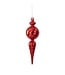 Red Glass Finial Ornaments
