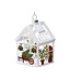 4" Glass Clear Garden Greenhouse Ornament