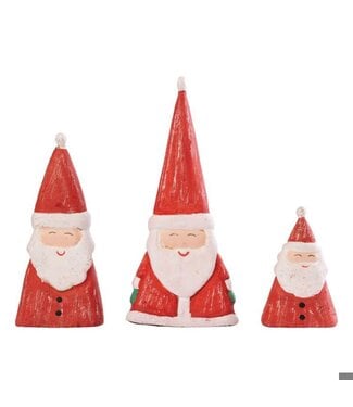 Paper Pulp Triangle Santa
