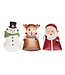 Dol Vintage Christmas Character Tidbit Plates