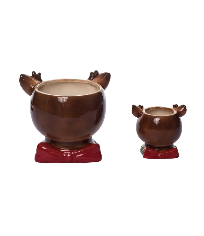 Dol Vintage Reindeer Snack Bowls