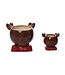 Dol Vintage Reindeer Snack Bowls