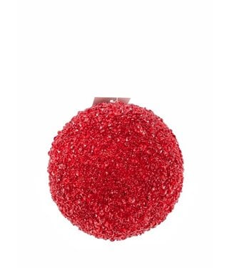 Icy Chunk Glitter Ball Ornament - Sold Individually