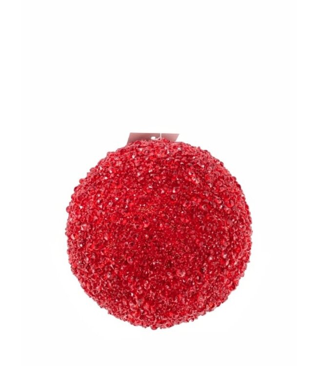 Icy Chunk Glitter Ball Ornament - Sold Individually