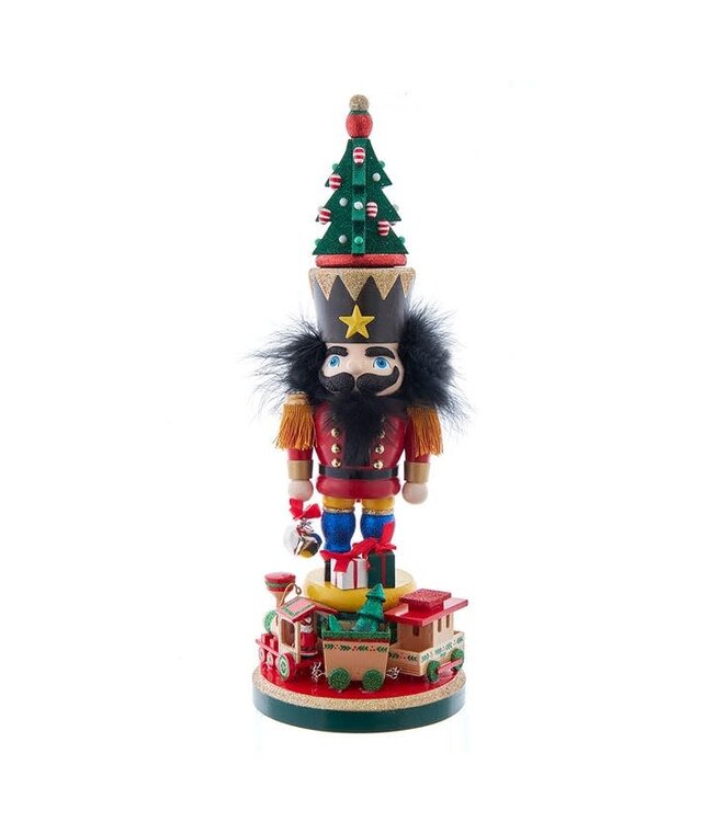 18.5" Hollywood With Train Nutcracker