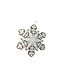 Foam Gingerbread Snowflake Ornament - Sold Individually
