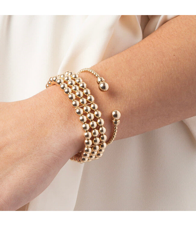 ENEWTON Classic Gold 3MM Bead Cuff